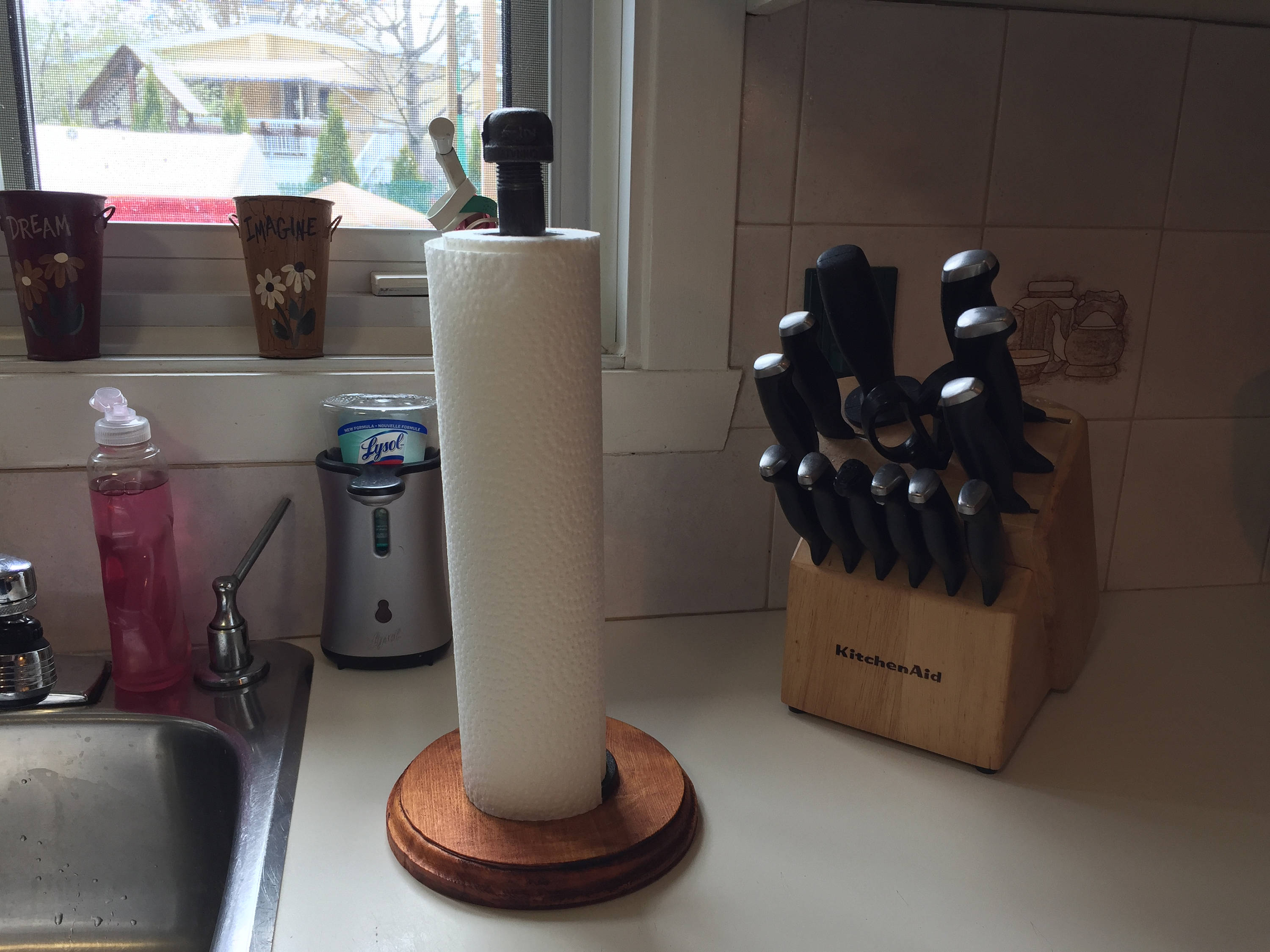 Industrial Style Paper Towel Holder Retro Paper Towel Stand Etsy Canada