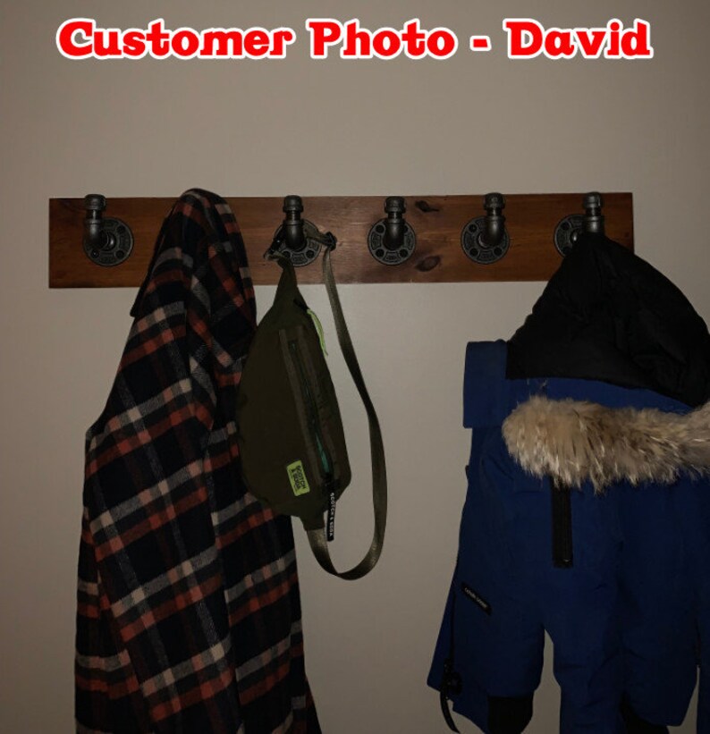 Industrial Look Coat Rack industrial Style Coat Rack Etsy Canada