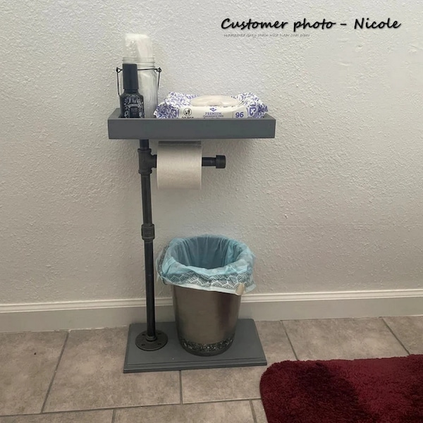Trash Can Toilet Paper Holder - Etsy
