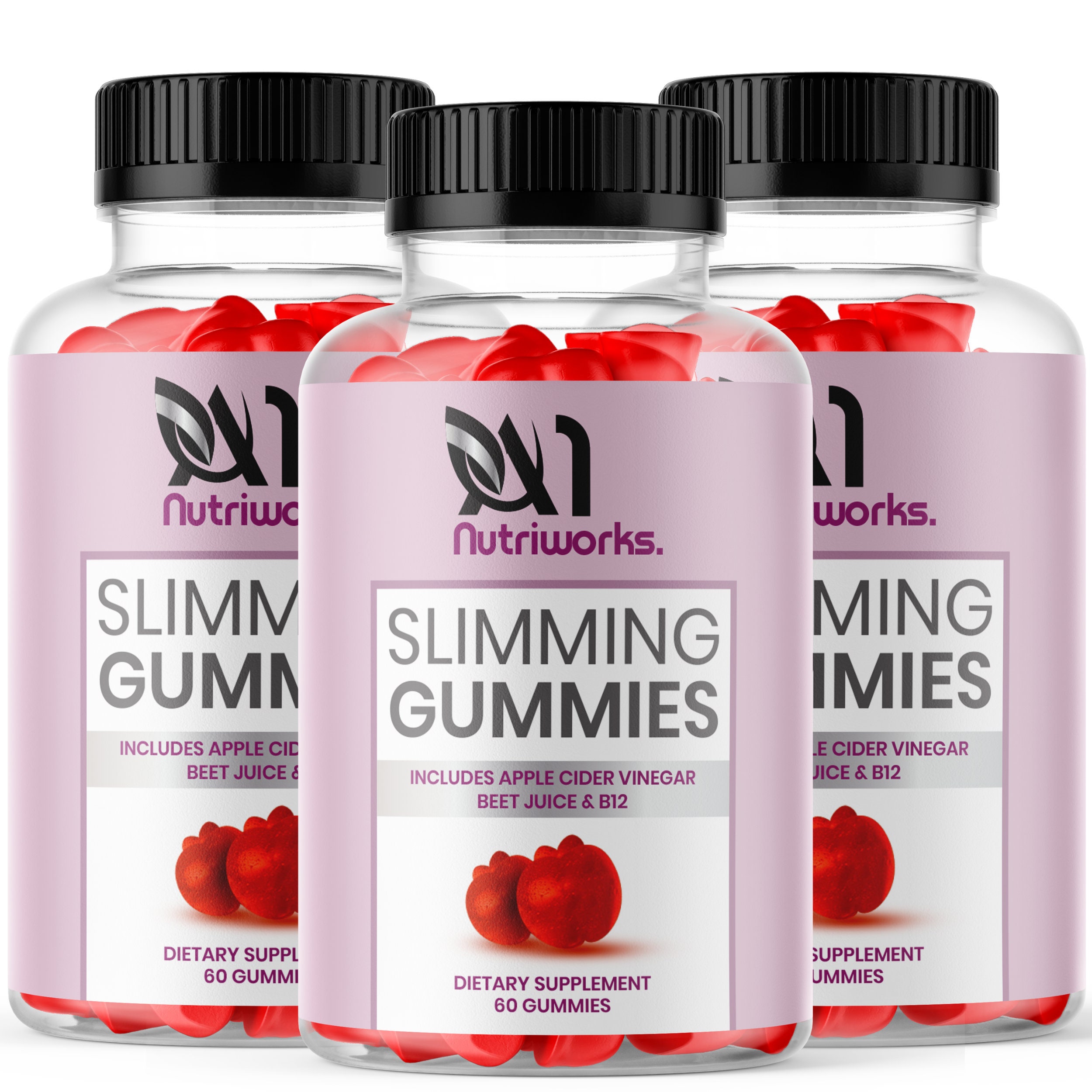 Slimming Gummies 3 Month Supply Slimming ACV Gummies Advanced Etsy
