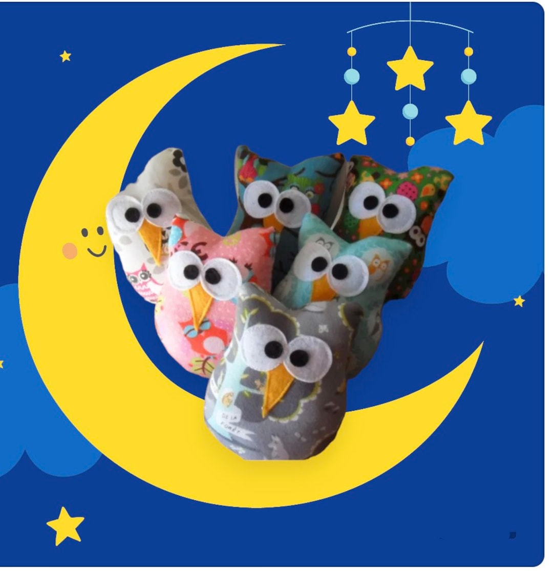 Búhos de peluche: regalos de fiesta, baby shower, adopta un búho - Juego de  6 - Etsy México, image size:1080x1115
