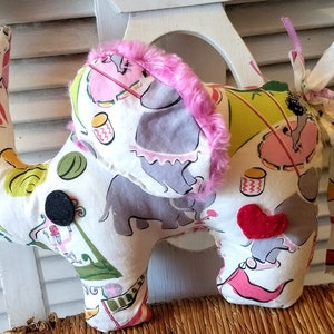 Plush Circus Elephant Fabric Elephant Nursery Decor Elephant Plush Toy Baby shower gift