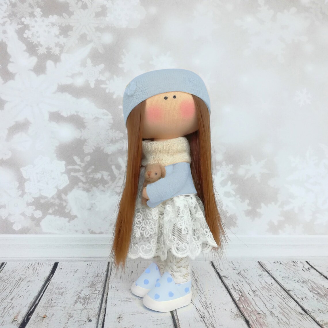 Cloth Doll Sewing Kit Cloth Doll Kit Rag Doll Kit Textile Doll Etsy