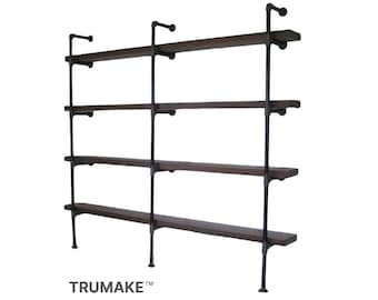 Rustic Wall Shelving Unit | Handcrafted in the USA