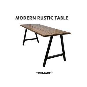 Modern Rustic Table | Industrial Modern Table | Brrakfast Tables | Beautiful Solid Wood Table | Dinning Table | Kitchen Table