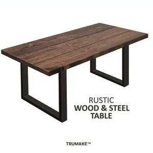 RUSTIC DINING TABLE, Solid Wood Table