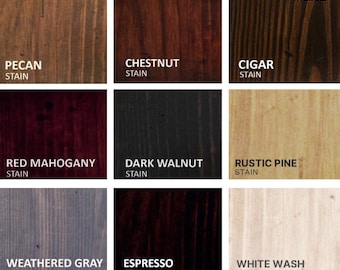 STAIN SAMPLES / SWATCHES