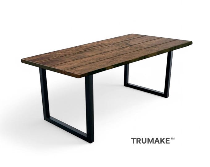 DESK, Solid Wood and Steel Home Office Desk, Rustic Desk, Modern Desk, Farmhouse Desks, Industrial Desk, Urban Desk, Computer Desk, Handmade