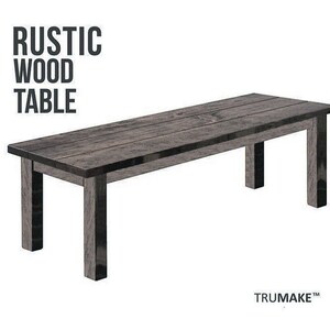 Simple Rustic Wood Table