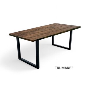 Square Leg Rustic Desk. Wood and Industrial Steel Desk. Computer Desk. Office Desk. Modern Farmhouse Desk. Urban Desk.