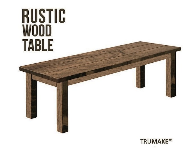 Rustic Dining Table, Farmhouse Table, Chic Wood Dining Table, Modern Table, Harvest Table, Kitchen Table, Urban Table, Wedding Tables