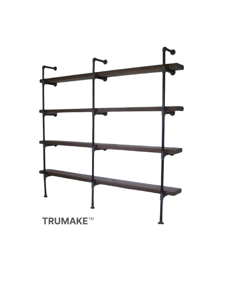 Rustic Wall Shelving Unit. Book Shelf. Shelving Unit. Etsy