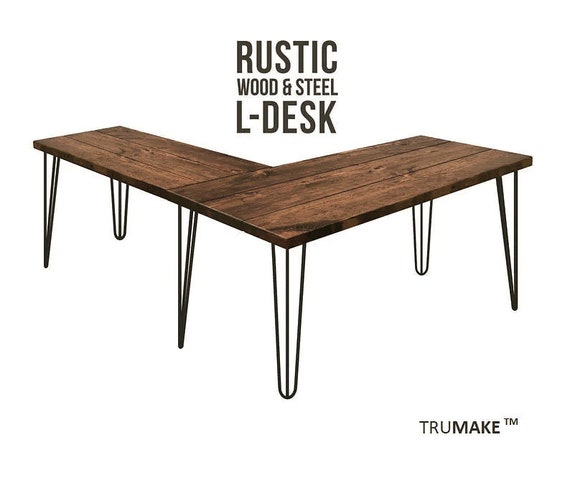 L shaped desk with hairpin legs outlet