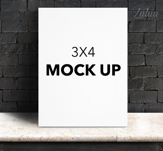3x4 Poster Mockup Poster Frame Template Poster on Counter Etsy 3x4 Poster Mockup Poster Frame Template Poster on Counter Etsy