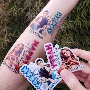 Birthday Temporary Tattoos/ Happy Birthday Tattoos/ Birthday Party Tattoos/ Temporary Tattoo/ Birthday Party Supplies/ Birthday Party Favors