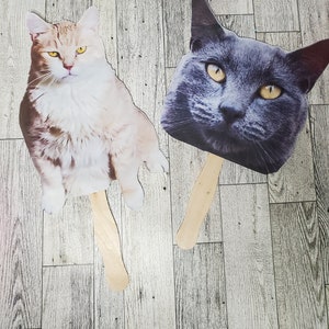Pet's Face On A Stick/ Custom Pet Head on a Stick/ Face on a Stick/ Custom Big Head/ Pet Face On A Stick/ Wedding Photo Prop