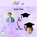 ADD ON- Graduation Cap for Graduation Confetti