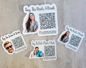Bachelorette, Bachelor Party QR Code, Buy The Bride A Drink