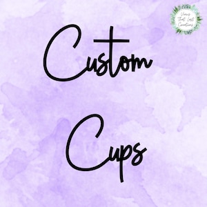 Custom Plastic Cups/ Birthday Cups/ Plastic Birthday Party Cups/ Custom Face Cups/ Birthday Party Favors/ Party Decorations Cups