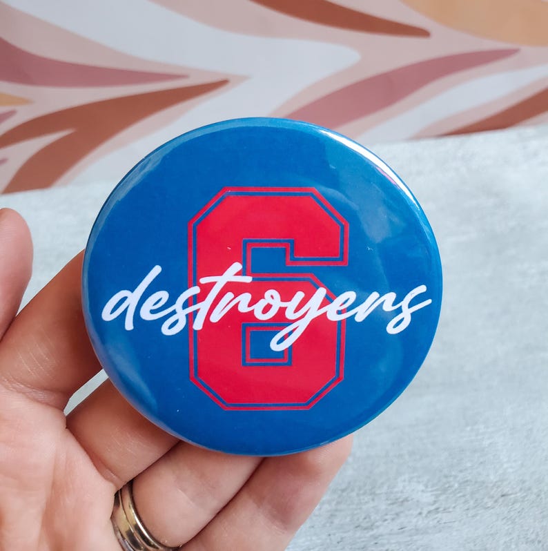 Customizable Team Number Button, Personalized Sport Pin - Etsy