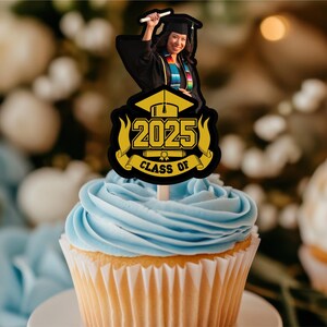 Graduation Cupcake Toppers/ Graduate/ Class of 2026/ Graduation Party/ Graduation Decor/ High School Graduate/ College Graduate/ Graduation