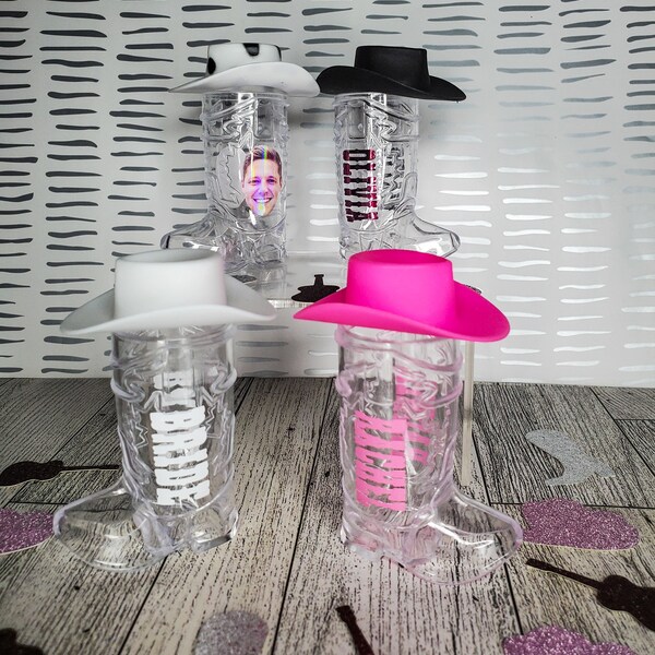 Custom Shot Glasses Cowboy Etsy