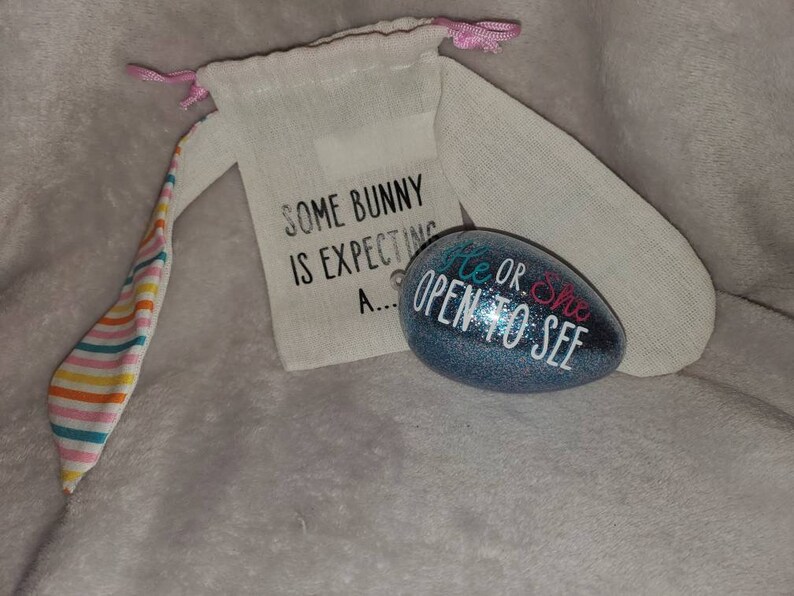 Gender Reveal Easter Egg
