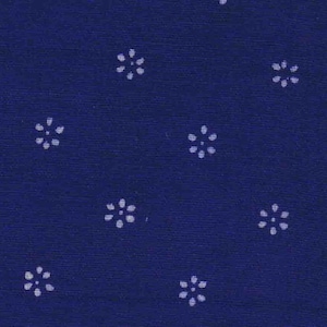 Tessuto originale ungherese fatto a mano tinto in blu - 80 cm di larghezza venduto al metro (1,09 yard)