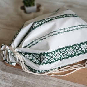 Traditional Hungarian farmhouse folkart- bread bag