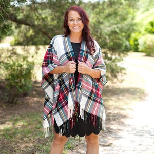 Monogrammed Shawl, Personalized Plaid Winter Shawl, Personalized Fall Leopard Print Wrap, Monogrammed Leopard Print Wrap Shawl