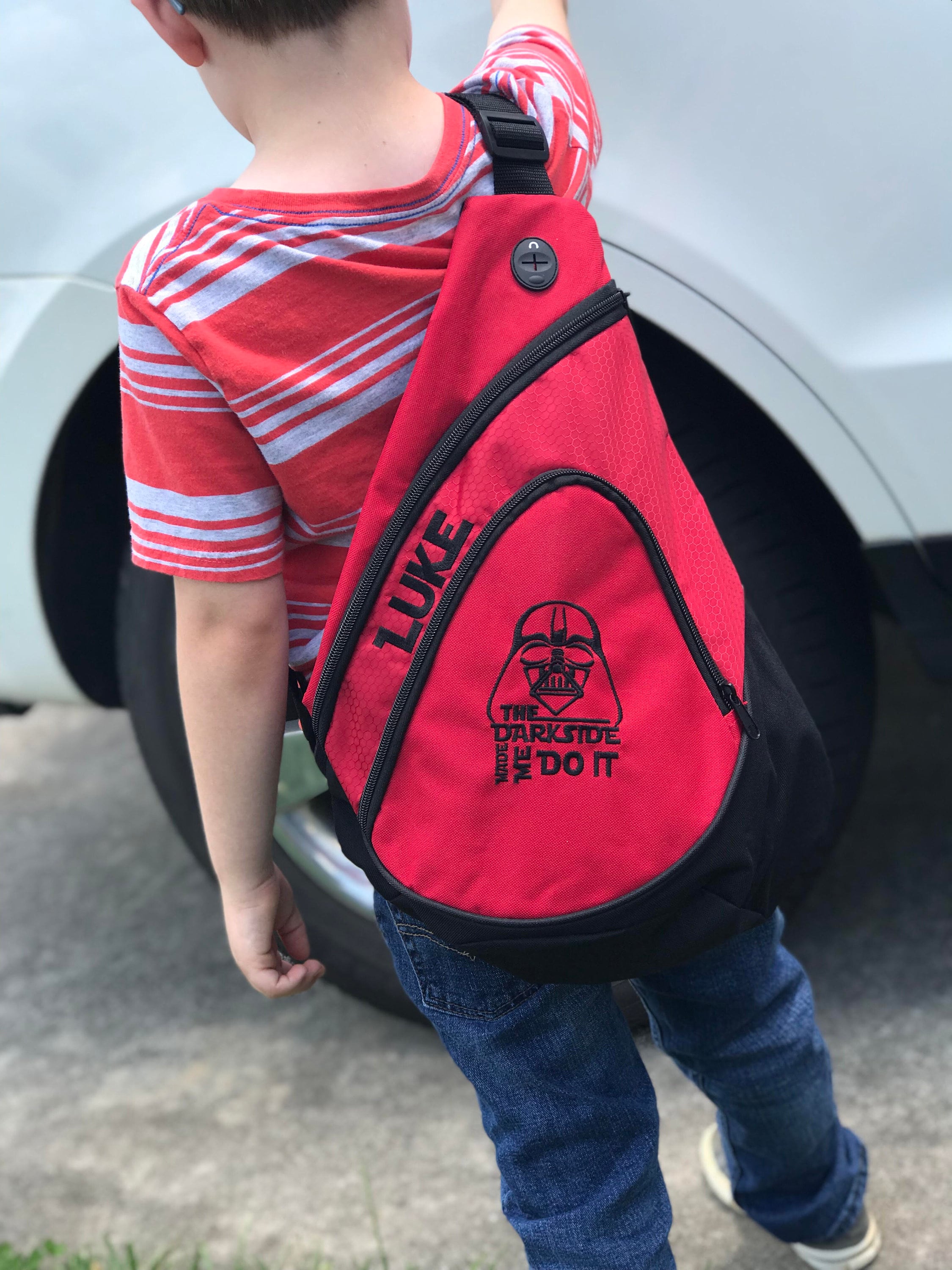 Star wars top logo sling backpack