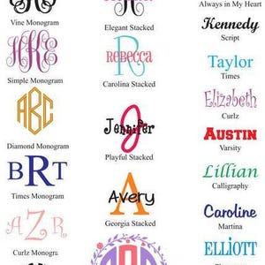 Monogrammed Cooler Lunch Tote, 6 Can Cooler Bag, Personalized Insulated Lunch Bag, Embroidered Teacher Gift, Monogrammed Beach Insulated Bag image 2