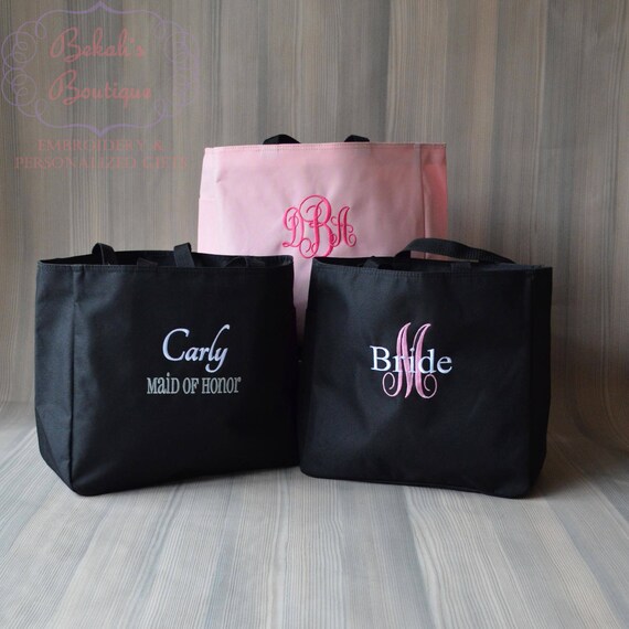 Conjunto de 7 bolsas de mano personalizadas para dama de honor bolsas de mano para fiesta nupcial bolsa para el dia de la madre bolsas para llevar Etsy Espana