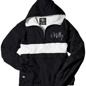 Half Black Half White Coat Etsy