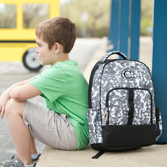 boys backpack with lunch bag