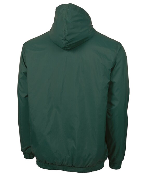 Mens Forest Green Monogrammed Personalized Full Zip Performer Rain