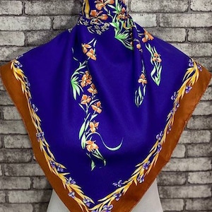 Free DHL EXPRESS Authentic Hermes silk scarf (34”x35”) H7848