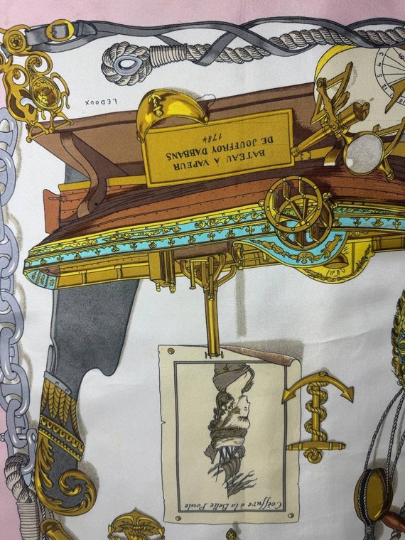 Free shipping Authentic Hermes “Muse” silk scarf … - image 6