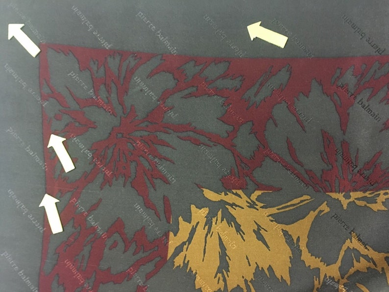 P 2718 Free post Authentic Pierre Balmain silk scarf 30x30