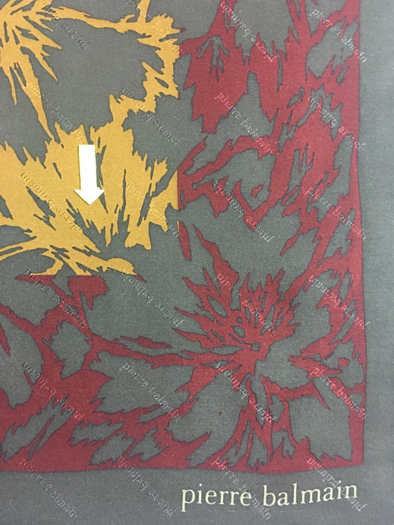 P 2718 Free post Authentic Pierre Balmain silk scarf 30x30