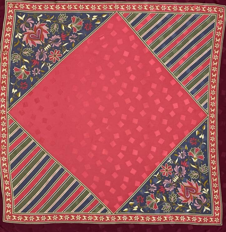 【関税&送料込】Patou Jp Scarf Free Shipping Authentic Jean Patou Silk Scarf (33