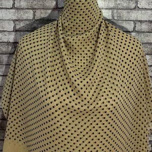 Free shipping Authentic YvesSaintLaurent   silk scarf (30”x62”) C10360