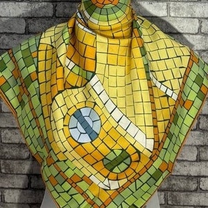 Gratis DHL Express Authentieke Hermes 'Rolex' zijden sjaal (34" x 35") H10096