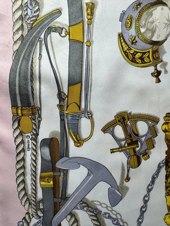 Free shipping Authentic Hermes “Muse” silk scarf … - image 4