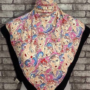 Darmowa dostawa Oryginalny jedwabny szal Fendi (33”x34”) F7880