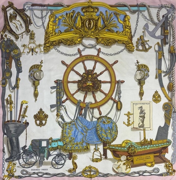 Free shipping Authentic Hermes “Muse” silk scarf … - image 2
