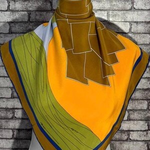 Free shipping Authentic Gres  silk scarf (33”x34”) C11071