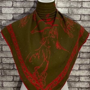 Darmowa wysyłka Oryginalny jedwabny szal Nina Ricci (33”x34”) C8522