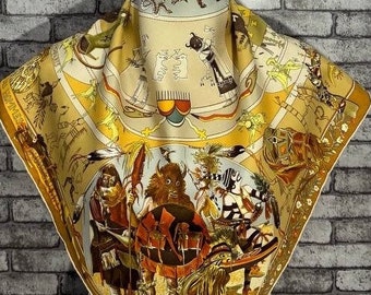 ヴィンテージ エルメス スカーフ「ポニーエクスプレス