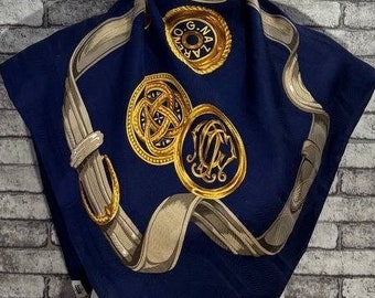 Gratis verzending Authentieke zijden sjaal van Nazareno Gabrielli (33 x 34 inch) C